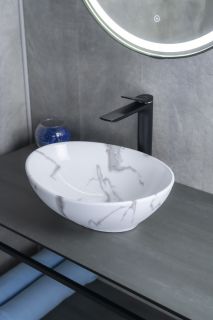 Раковина Gid Mnc138C 54473 накладная под камень глянцевая 41x34x15 Раковина Gid Mnc138C 54473 накладная под камень глянцевая 41x34x15