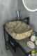 Раковина Gid Mnc186 54423 накладная под камень глянцевая 56x42x14