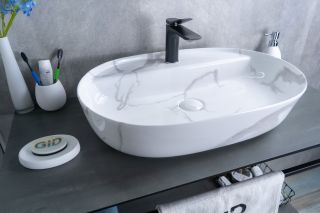 Раковина Gid Mnc346C 54470 накладная под камень глянцевая 61x41x14 Раковина Gid Mnc346C 54470 накладная под камень глянцевая 61x41x14
