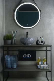 Раковина Gid Mnc481 54433 накладная под камень глянцевая 32x32x15.5 Раковина Gid Mnc481 54433 накладная под камень глянцевая 32x32x15.5
