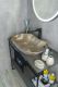 Раковина Gid Mnc503 54440 накладная под камень глянцевая 66.5x41x12