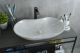Раковина Gid Mnc503H012 54464 накладная под камень глянцевая 66.5x41x12