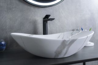 Раковина Gid Mnc811C 54478 накладная под камень глянцевая 61x37x15 Раковина Gid Mnc811C 54478 накладная под камень глянцевая 61x37x15