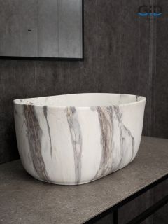 Раковина Gid Mnc9302 54481 накладная под камень матовая 45x32x22 Раковина Gid Mnc9302 54481 накладная под камень матовая 45x32x22