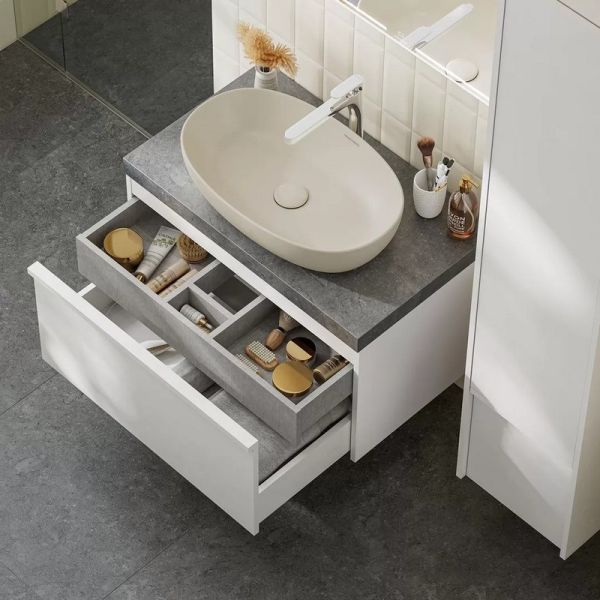 Тумба под раковину Kerama Marazzi Modula MOD.80.1+1\WHT 80 см белый