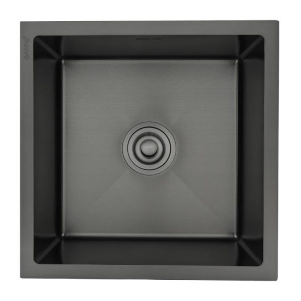 Мойка для кухни с коландером Gappo GS4444-6 чёрный