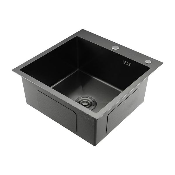 Мойка для кухни с коландером Gappo GS5050-6 чёрный