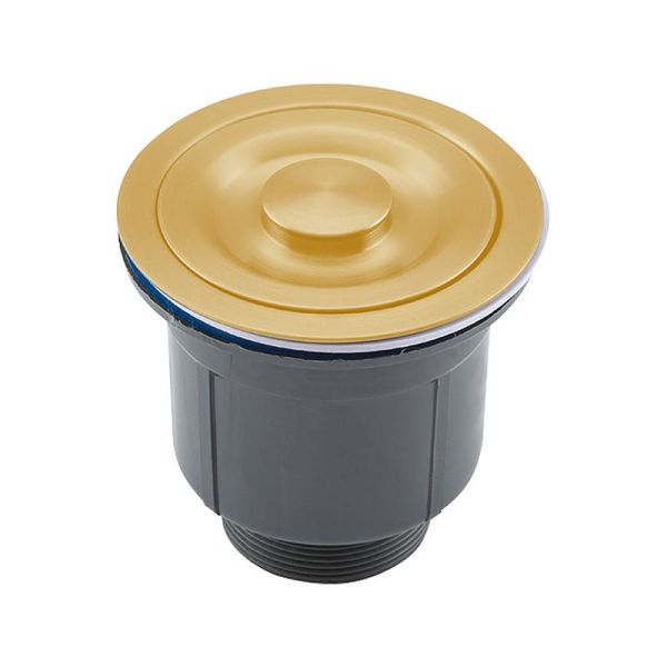 Мойка для кухни Gappo GS7246-3 с коландером золотой сатин