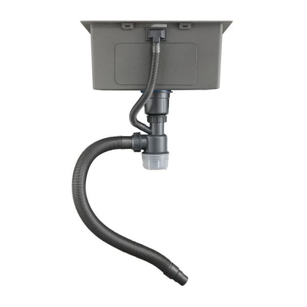 Мойка для кухни с коландером Gappo GS7246-6 чёрный