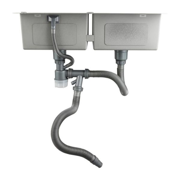 Мойка для кухни с коландером Gappo GS8350-6 чёрный