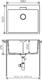 Мойка кухонная Tolero Loft TL-580/923 белая