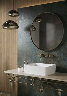 Плитка Ceramika Paradyz Молто графитовая структурная ректификат 57543, 25x75 (1,3)