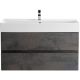 База под раковину Cezares подвесная с двумя выкатными ящиками, Ossido, 800x460x500, MOLVENO 46-80-2C-SO-OSS