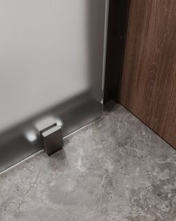 Душевая дверь CEZARES MOLVENO-BF-1-140-C-GM-IV оружейная сталь