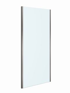 Универсальная боковая панель Cezares Molveno MOLVENO-FIX-90-C-GM-IV 90 см профиль оружейная сталь стекло прозрачное