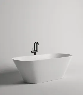Ванна из искусственного камня Salini Mona S-Stone 102921M 180x80см белый матовый Ванна из искусственного камня Salini Mona S-Stone 102921M 180x80см белый матовый