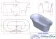 Ванна из литого мрамора Astra-Form Монако 175x80