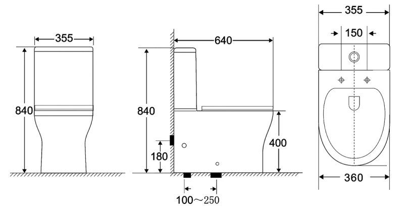 Чаша унитаза напольного BelBagno Monica BB805CPR