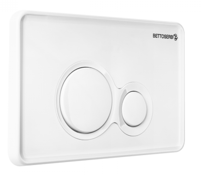 Инсталляция для унитаза Bettoserb Sava Fix Slim SET40006457 клавиша смыва Twin белый глянец