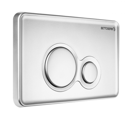 Инсталляция для унитаза Bettoserb Sava Fix Slim SET40006462 клавиша смыва Twin хром матовый