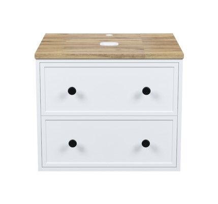 Тумба подвесная IDDIS Torr TOR60WBi95K со столешницей 60см белый матовый