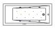 Гидромассажная ванна Whitecross Wave Slim 0111.160080.100.RELAX.GL 160x80см Relax золото