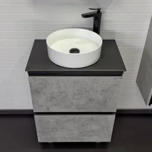 Тумба с раковиной Comforty Эдинбург 00-00004767 60 см Бетон светлый