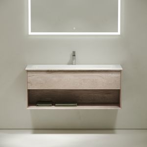Подвесная тумба под раковину Sancos Marmi 1.0 MR1.0120EG 119см дуб галифакс натуральный