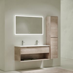 Подвесная тумба под раковину Sancos Marmi 1.0 MR1.0120EG 119см дуб галифакс натуральный