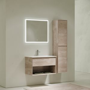 Подвесная тумба под раковину Sancos Marmi 1.0 MR1.080EG 79см дуб галифакс натуральный