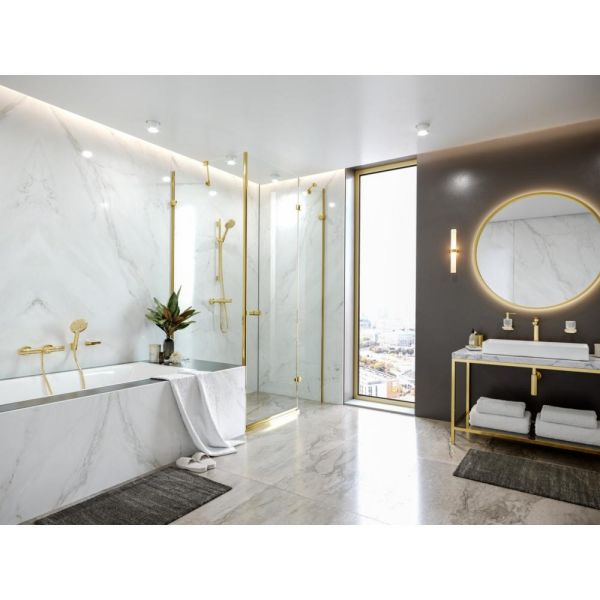 Смеситель для душа Hansgrohe Ecostat Comfort 13116990 полированное золото Смеситель для душа Hansgrohe Ecostat Comfort 13116990 полированное золото