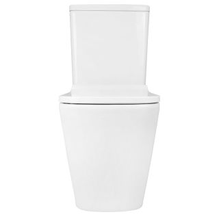 Унитаз-компакт Azario Quadro AZ-2175 UQ1 безободковый торнадо белый