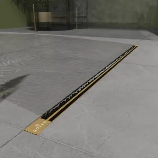 Душевой лоток Roxenbath Slim Gold 91060-90GB 90 см золото