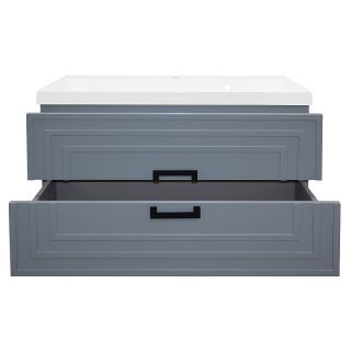 Тумба с раковиной Azario Armario CS00096972 100 см серый матовый