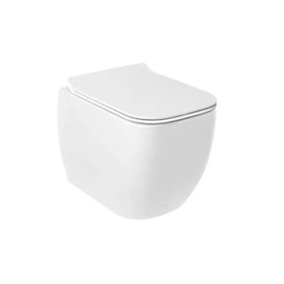 Подвесной унитаз Kludi Resa C 28WCW0243 безободковый белый