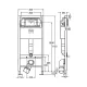Инсталляция для унитаза Viega Prevista Dry 792831 с клавишей смыва Visign for Life 6 белый