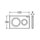 Клавиша смыва Viega Visign for Style 20 773793 альпийский белый