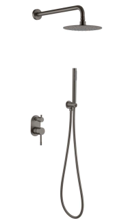 Душевая система Boheme Uno 464-SGM антрацит глянец Душевая система Boheme Uno 464-SGM антрацит глянец