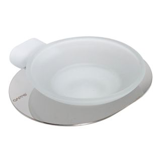 Мыльница Gappo G30902-8 белый/хром Мыльница Gappo G30902-8 белый/хром