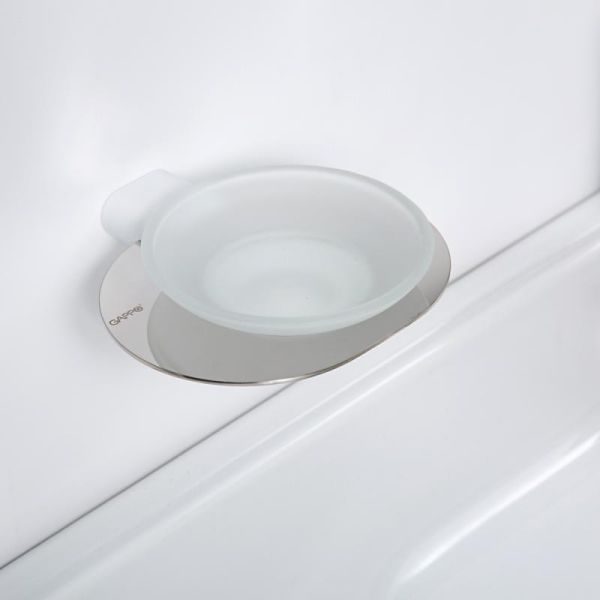 Мыльница Gappo G30902-8 белый/хром Мыльница Gappo G30902-8 белый/хром