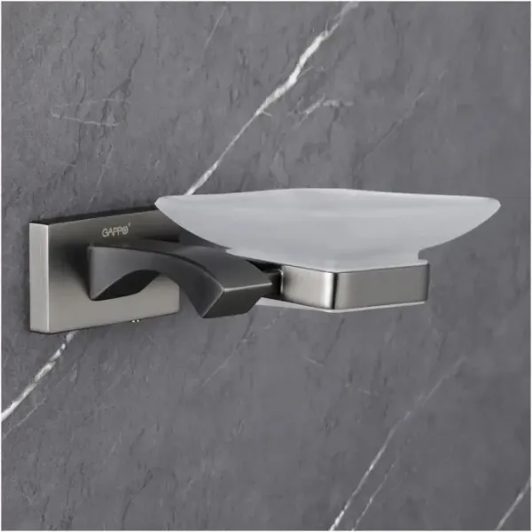 Мыльница Gappo G0702-9 оружейная сталь