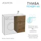 Корпус тумбы под раковину Aquaton Лондри 1A267001LHDR0 40 см дуб рустикальный без фасада