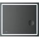 Зеркало Am.Pm Gem M91AMOX0803WG с LED-подсветкой и часами  80 см