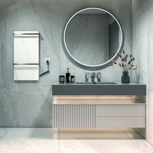 Полотенцесушитель электрический Black & White Moon 389SW
