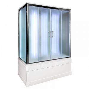 Душевая кабина Deto ЕМ4517 LED 170х90х220 см