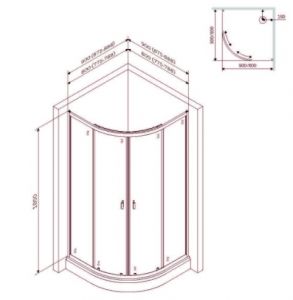 Душевой поддон Am.pm X-Joy W88T-205-080W 80x80
