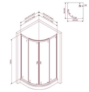Душевой поддон Am.pm X-Joy W88T-205-090W 90x90 Душевой поддон Am.pm X-Joy W88T-205-090W 90x90