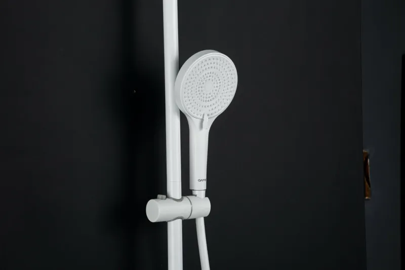 Душевая стойка Gappo G2409-83 белый/золото