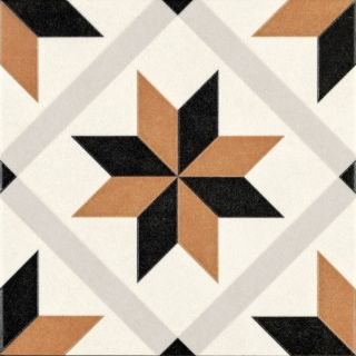 Керамогранит Motto N100076 Levels Orange Decor 1036 20x20