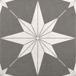Керамогранит Motto N100080 Levels Dimgrey Decor 1022 20x20